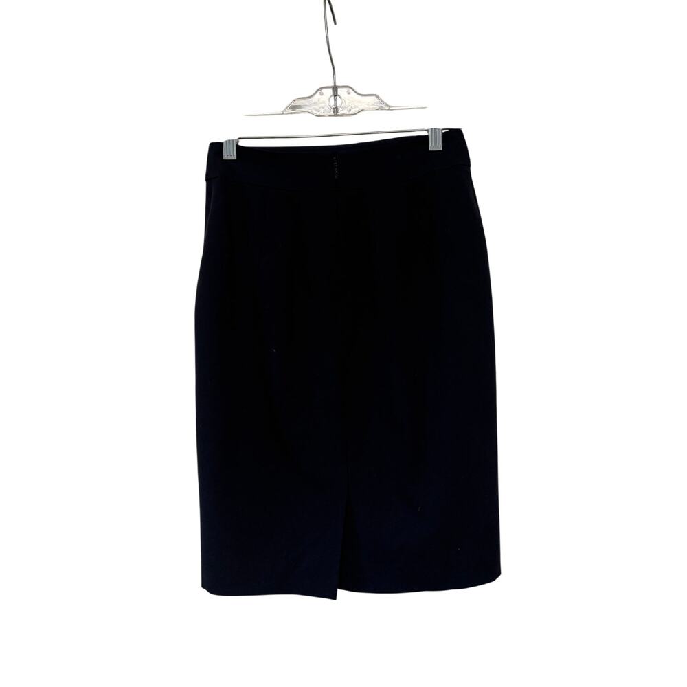 Ann Taylor Women's Navy Pencil Skirt Stretch Petite Size 00P - Picture 5 of 7